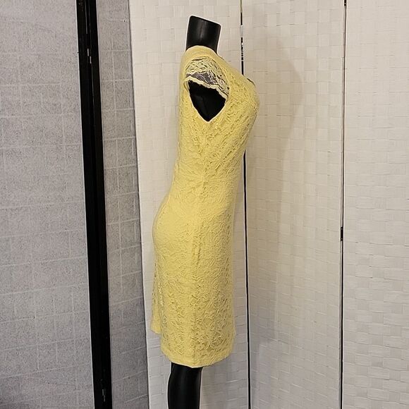 BRAND NEW DONNA RICCO V-NECK WOMEN'S LACE DRESS - Picture 5 of 13